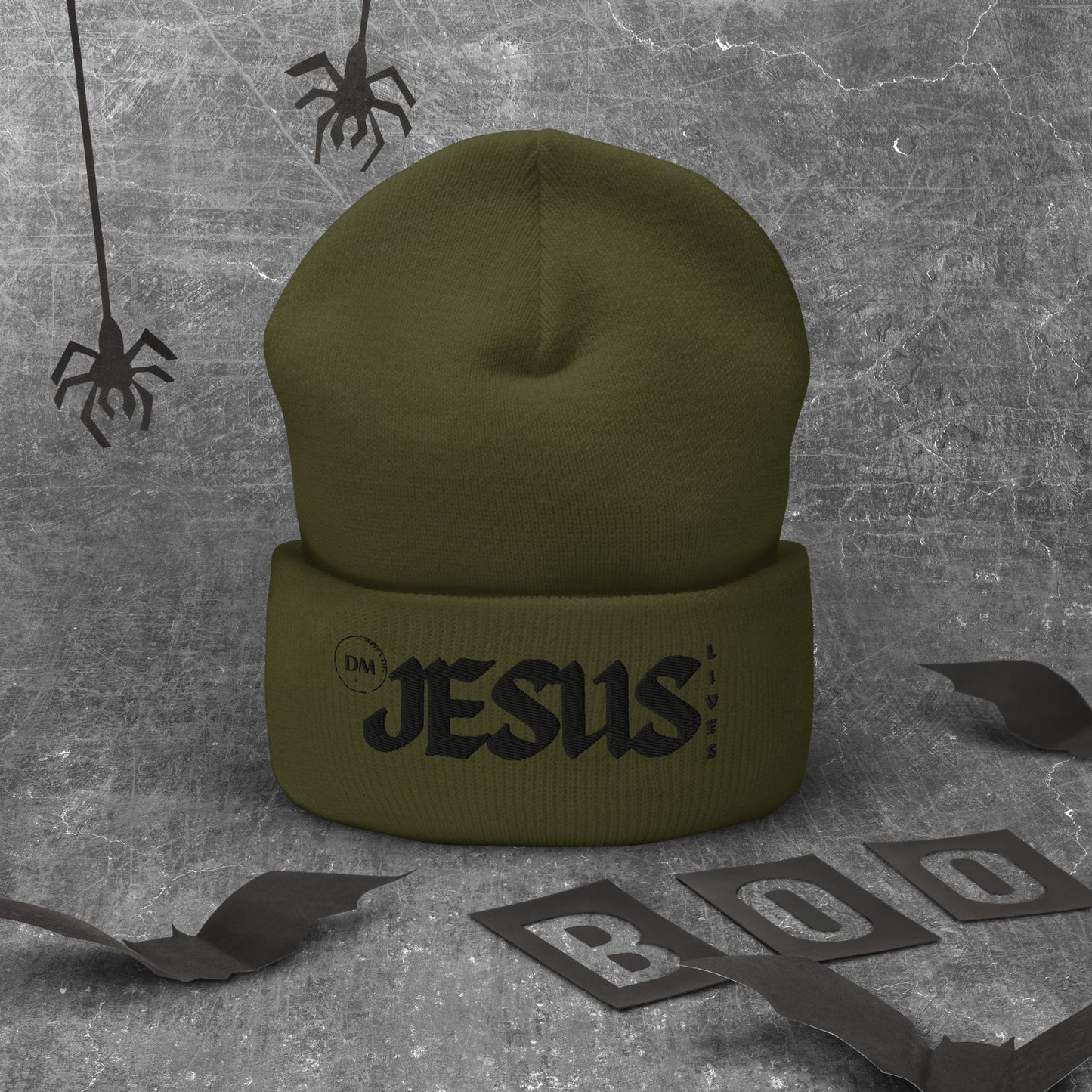 DM - Jesus Lives Cuffed Beanie