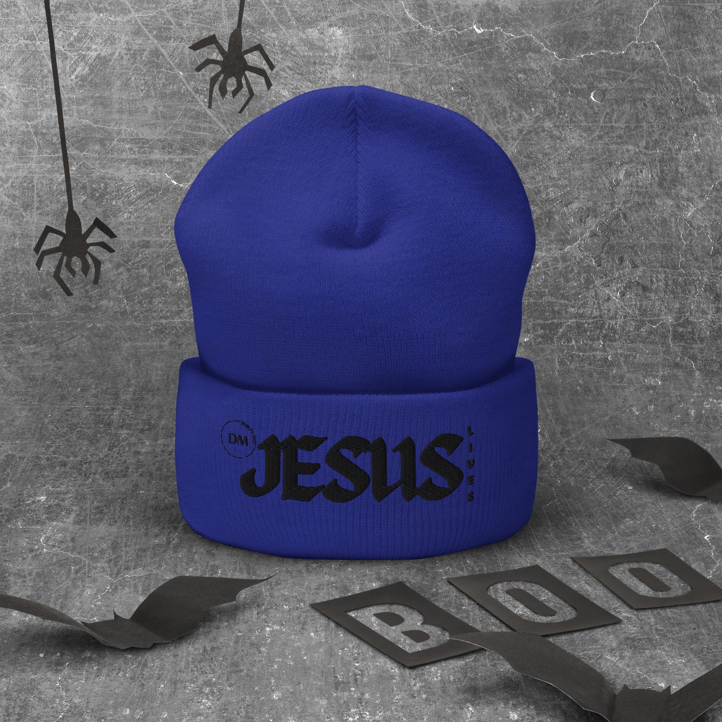 DM - Jesus Lives Cuffed Beanie