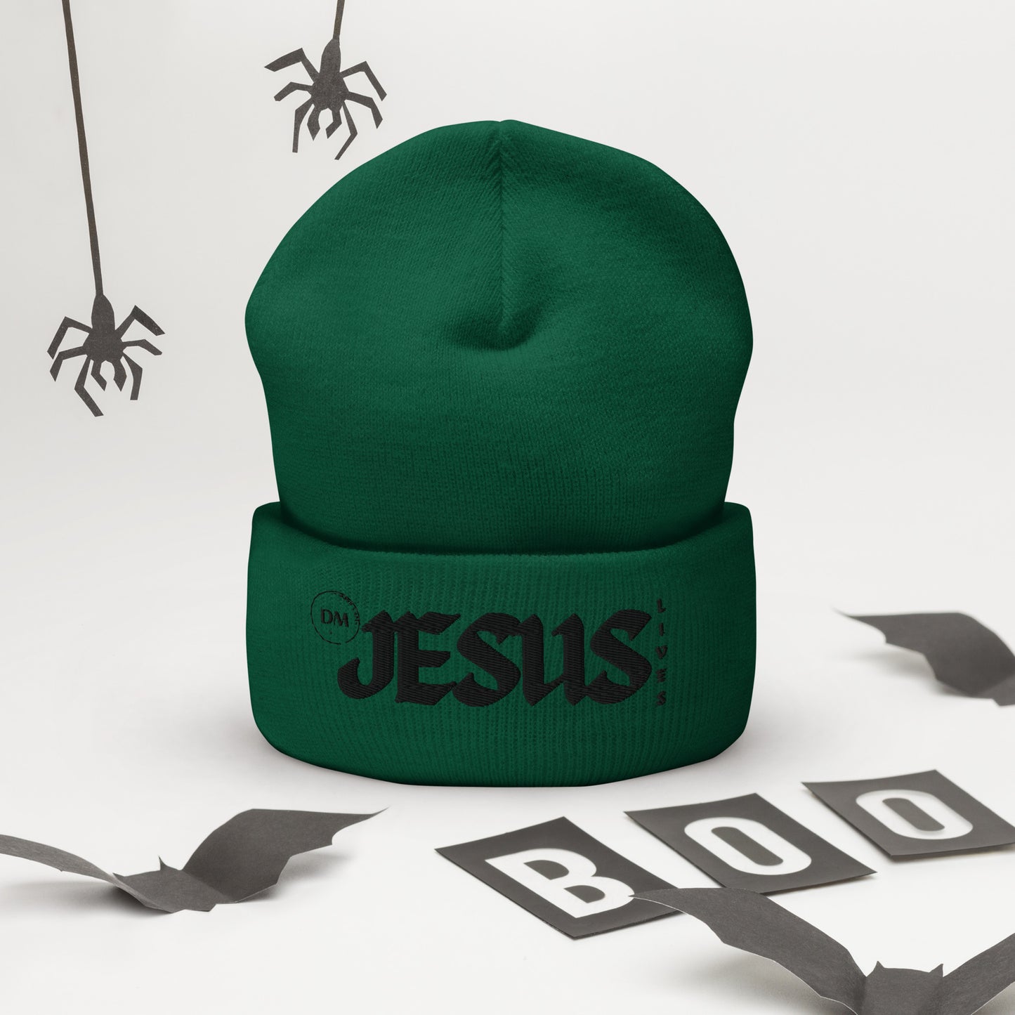 DM - Jesus Lives Cuffed Beanie