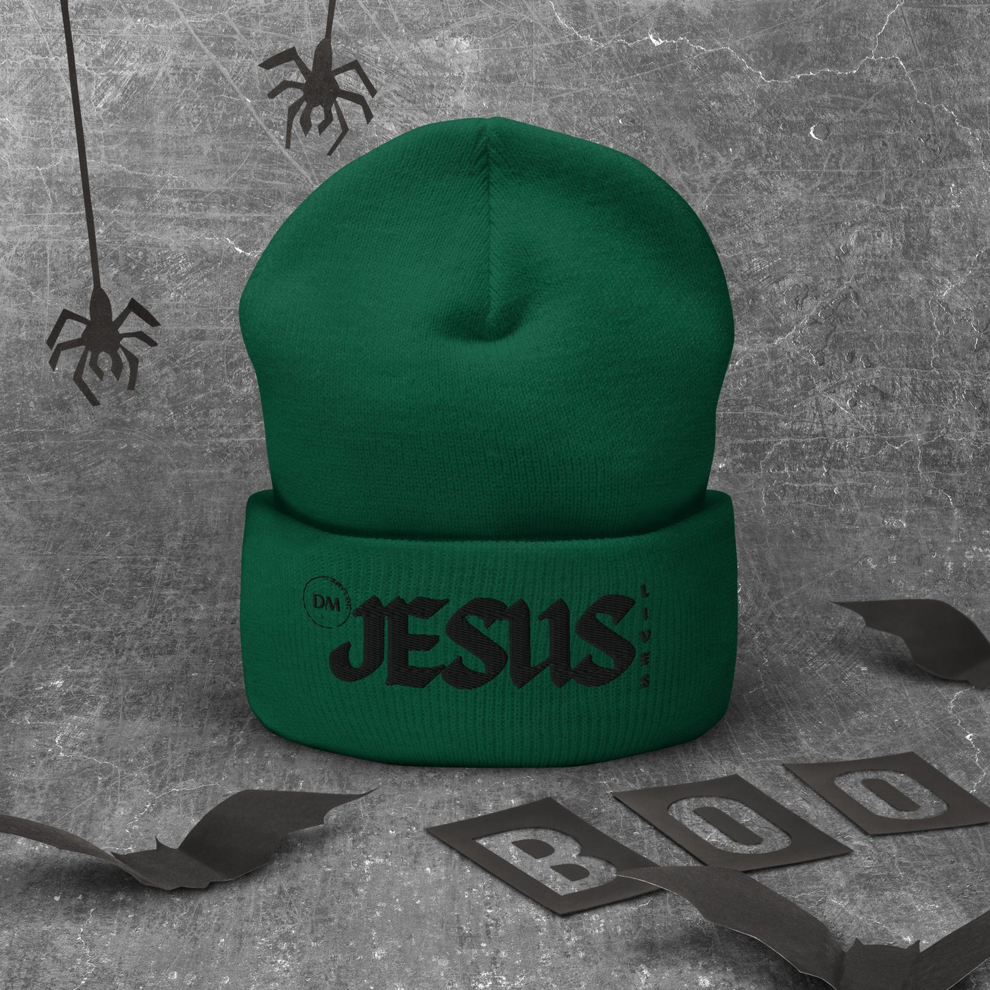DM - Jesus Lives Cuffed Beanie