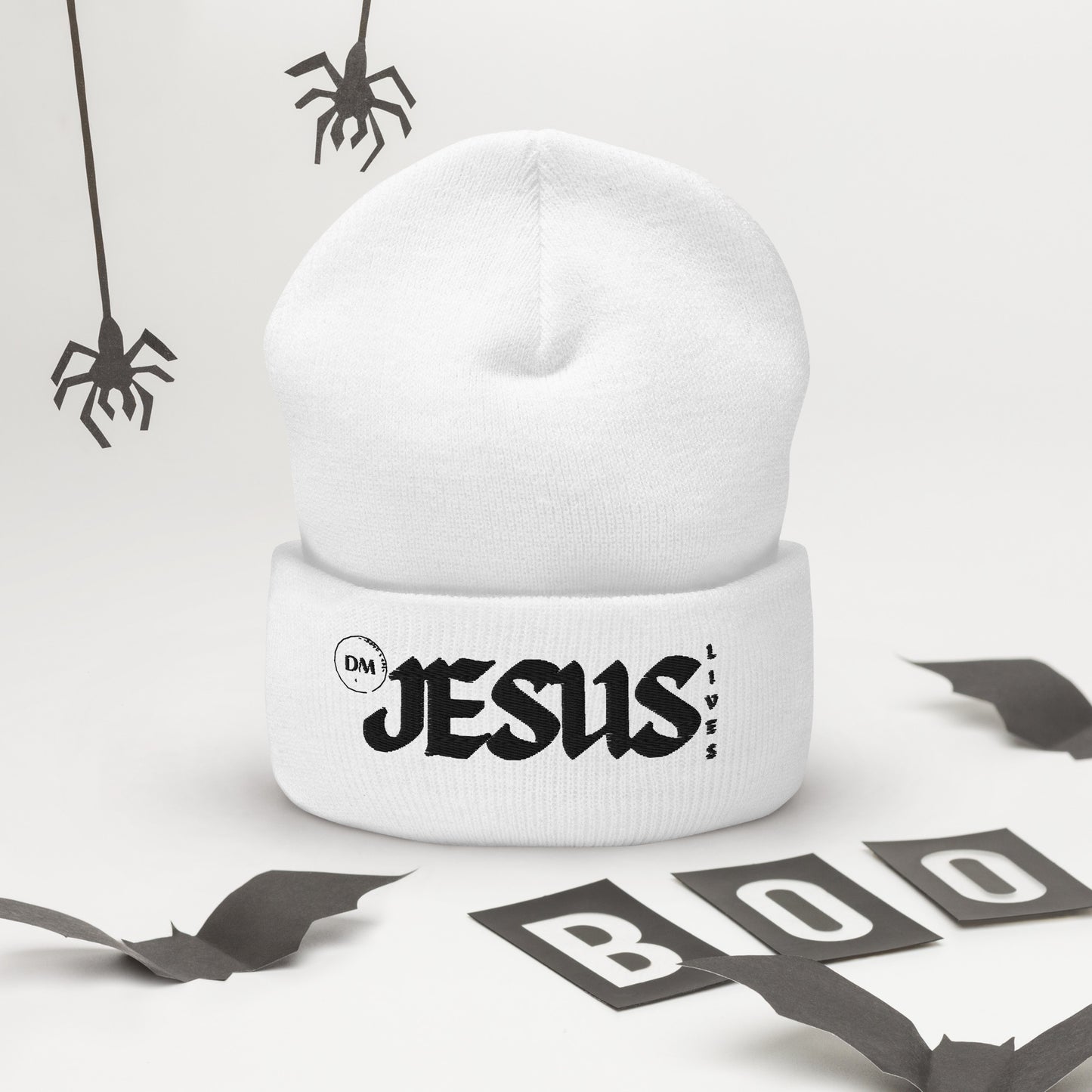 DM - Jesus Lives Cuffed Beanie