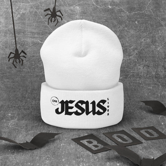 DM - Jesus Lives Cuffed Beanie