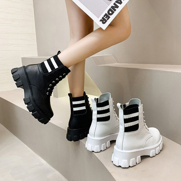 Fashion Women's Casual Platform Martin Boots