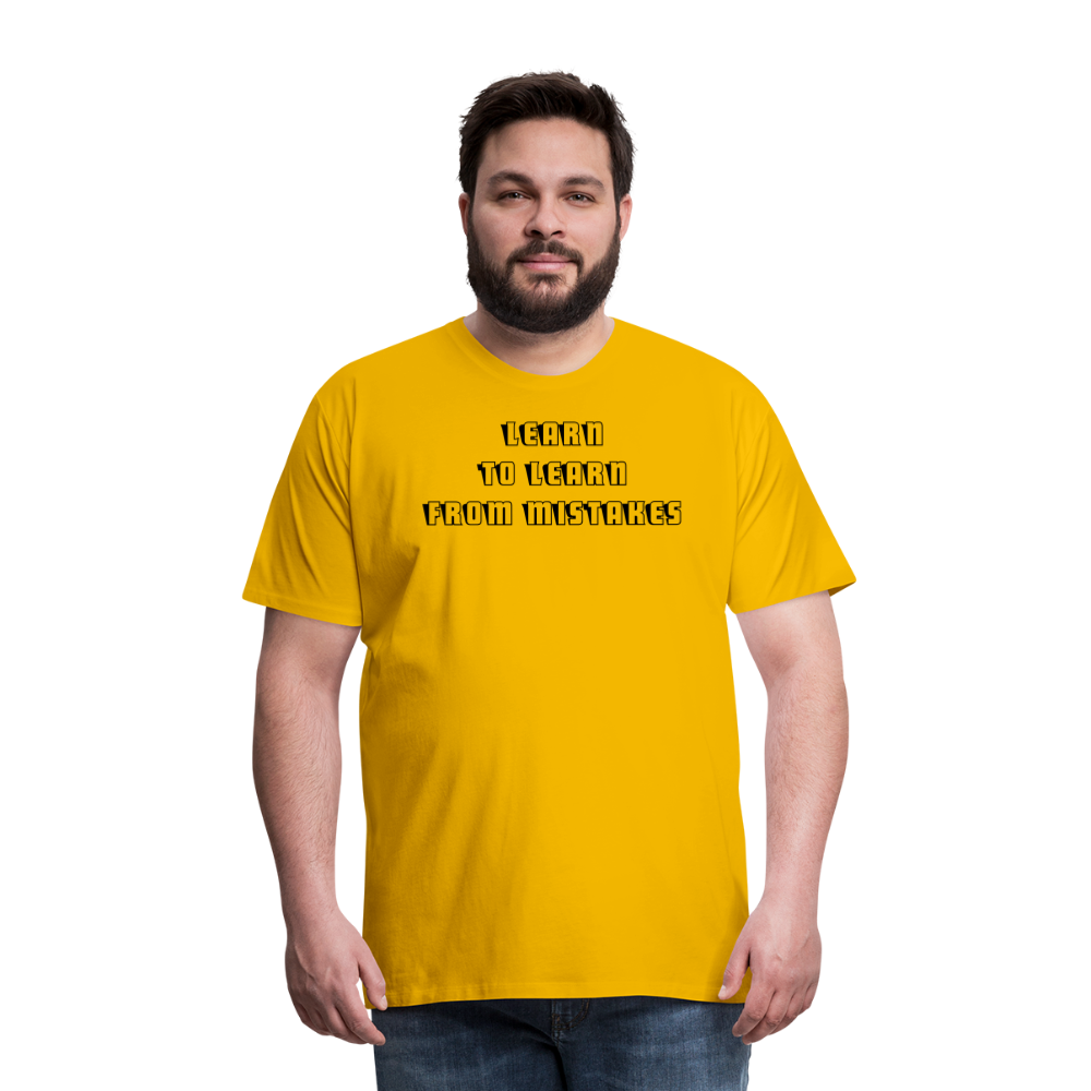 Men's Premium T-Shirt - sun yellow