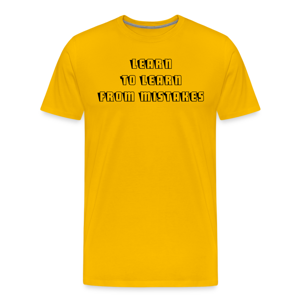 Men's Premium T-Shirt - sun yellow