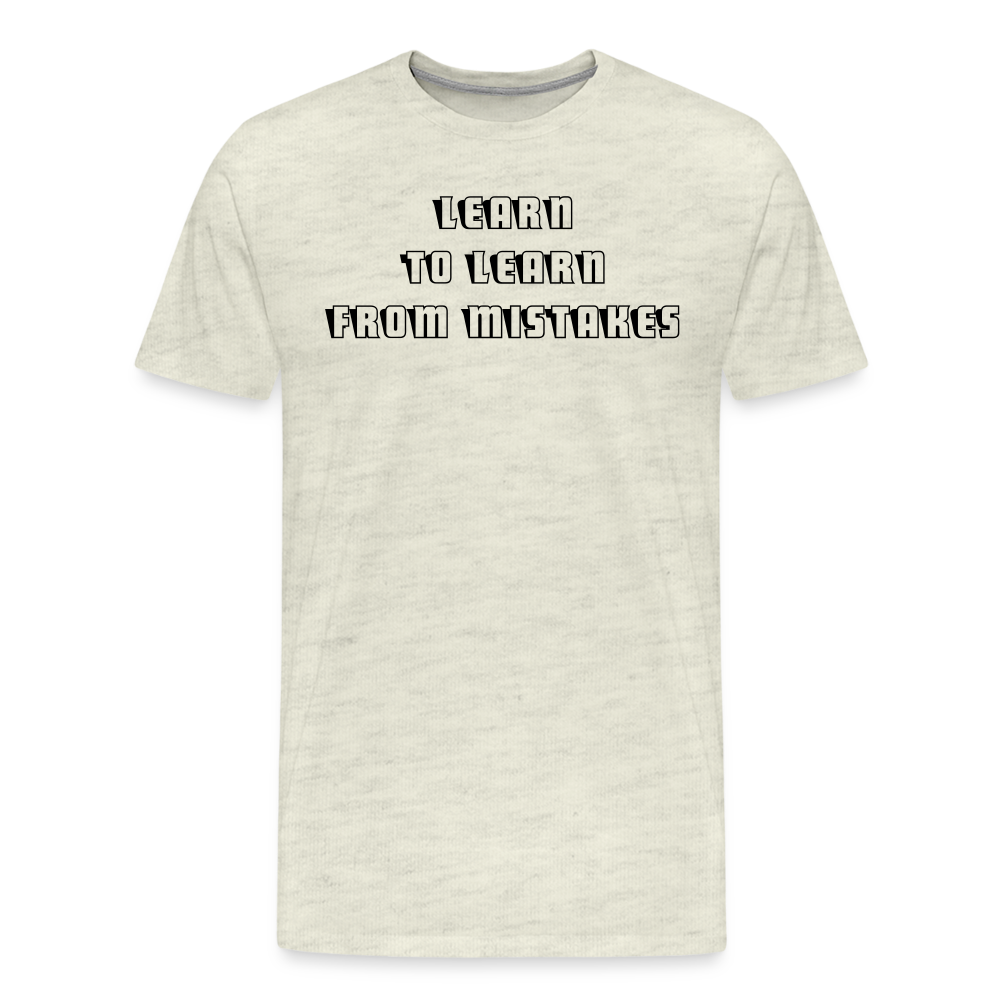 Men's Premium T-Shirt - heather oatmeal