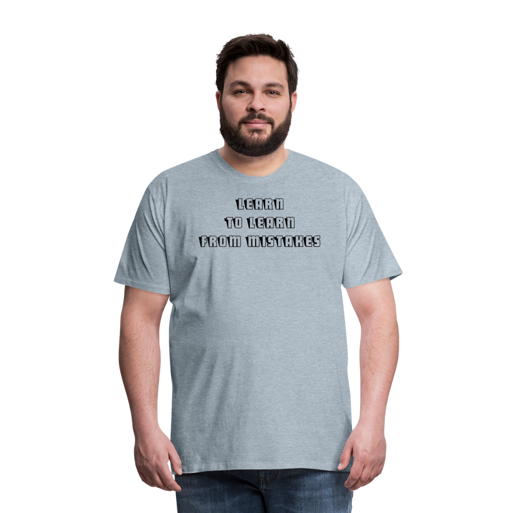 Men's Premium T-Shirt - heather ice blue