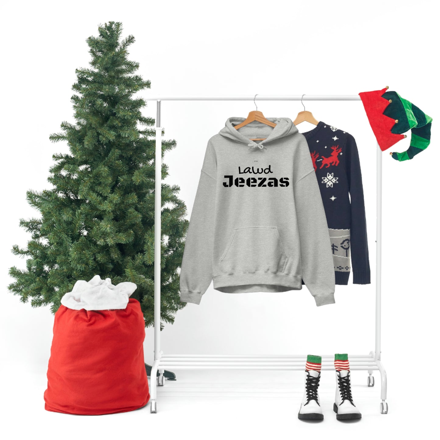 Carib DM Unisex Lawd Jeezas Hooded Sweatshirt