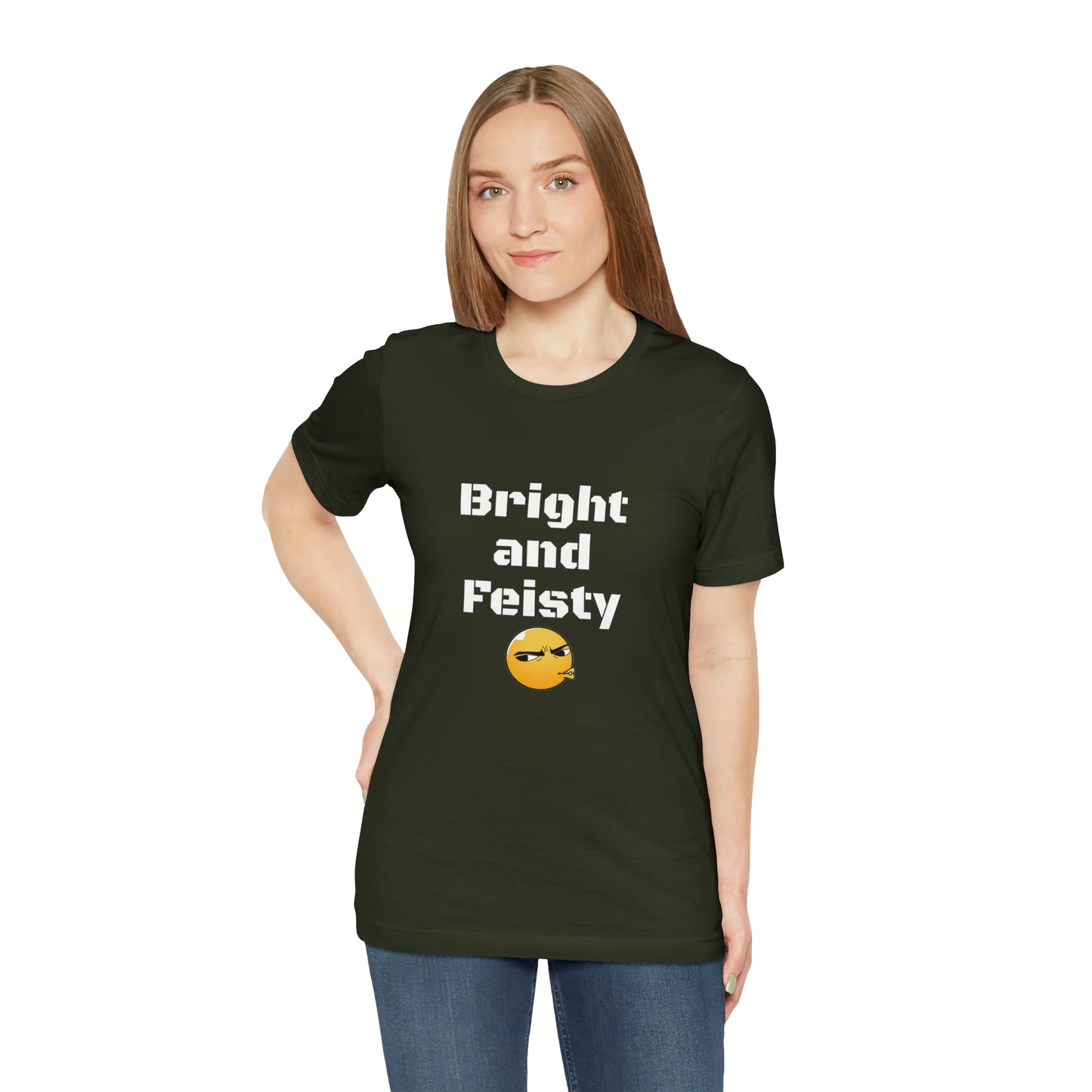 Carib Bright and Feisty Unisex Short Sleeve Tee