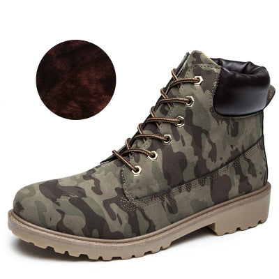 PU flat bottom size Martin boots