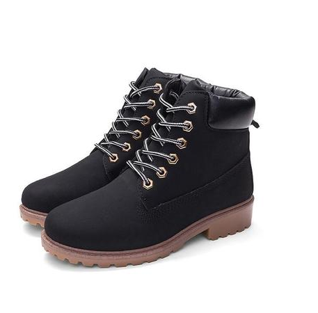 PU flat bottom size Martin boots