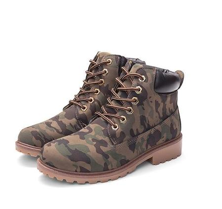 PU flat bottom size Martin boots