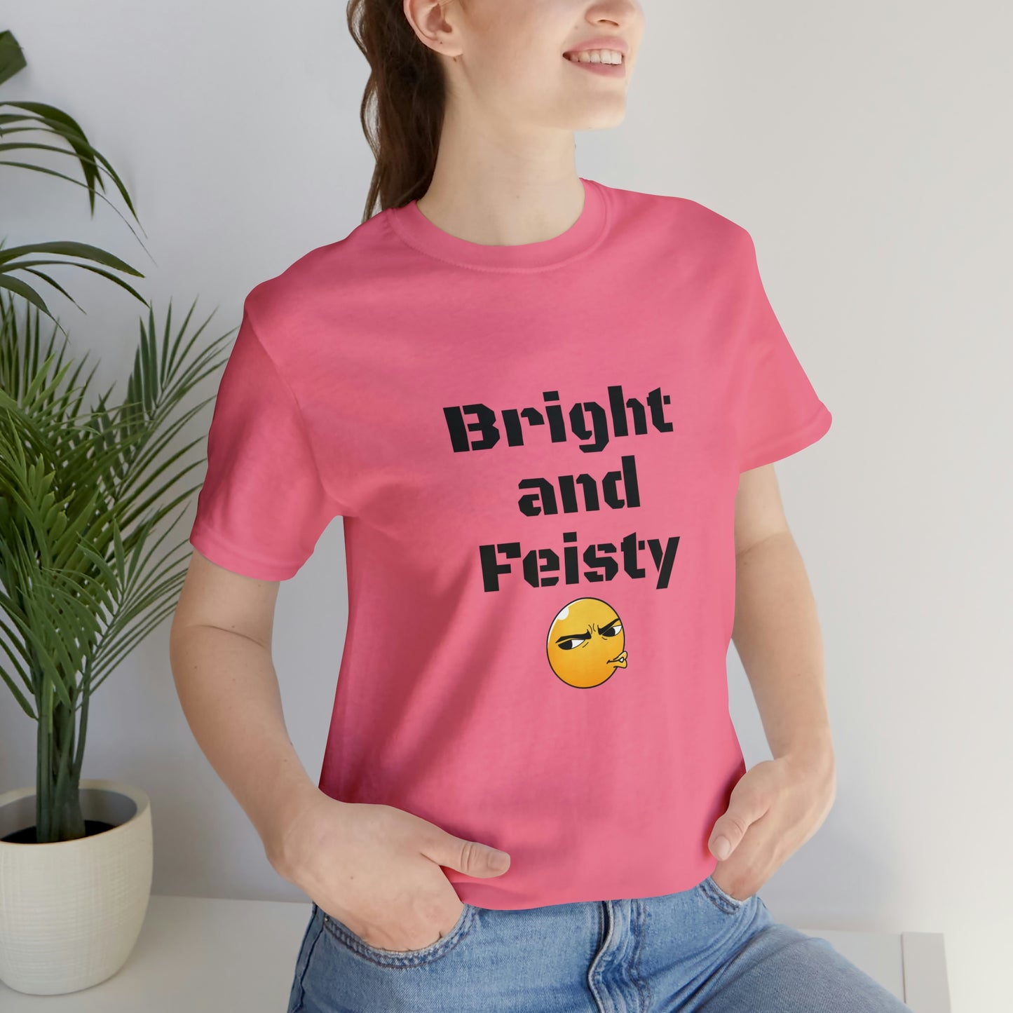Carib Bright and Feisty Unisex Short Sleeve Tee
