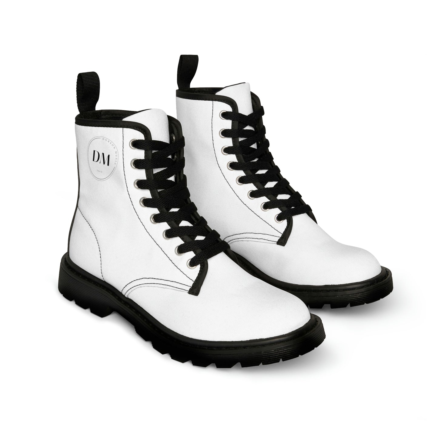 DM Women's Canvas Boots - White