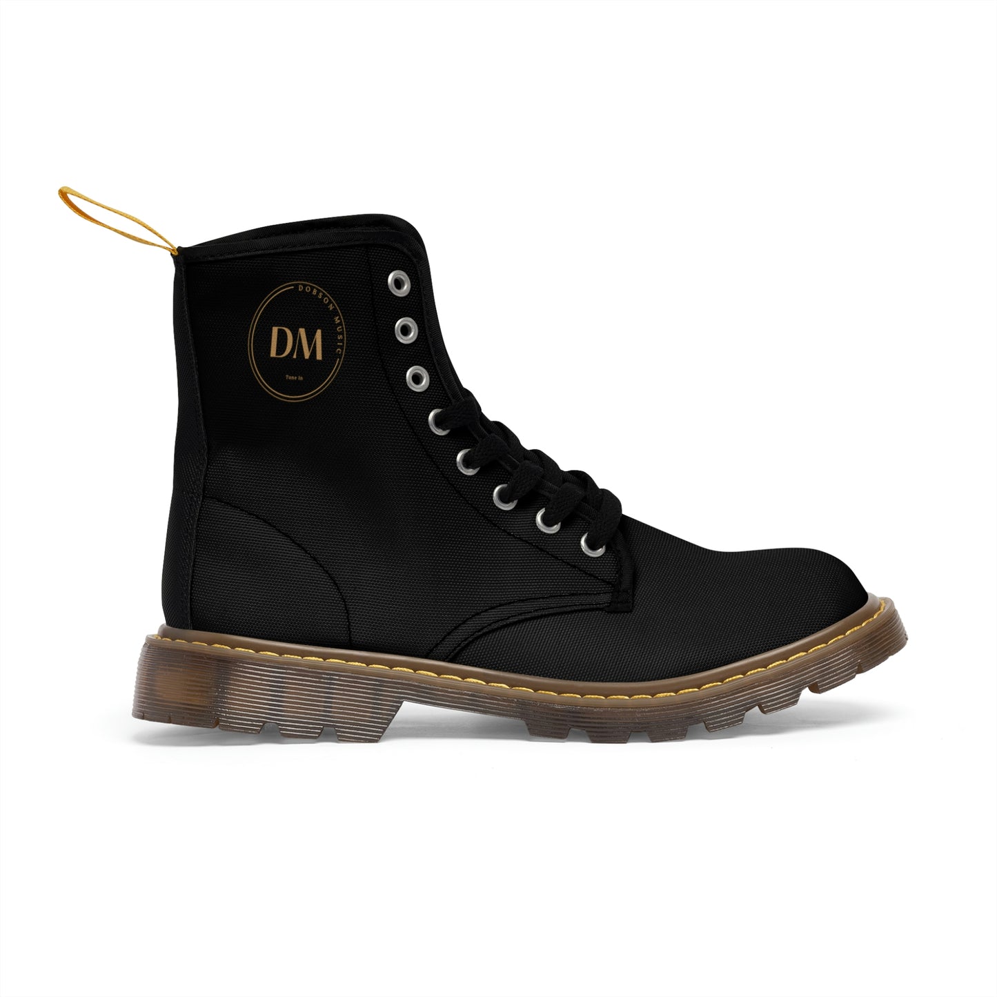 DM Women's Canvas Boots - Black