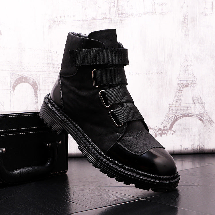 British Style High Top Shoes For Men's Leisure