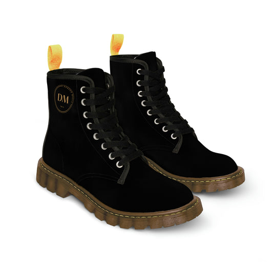 DM Women's Canvas Boots - Black