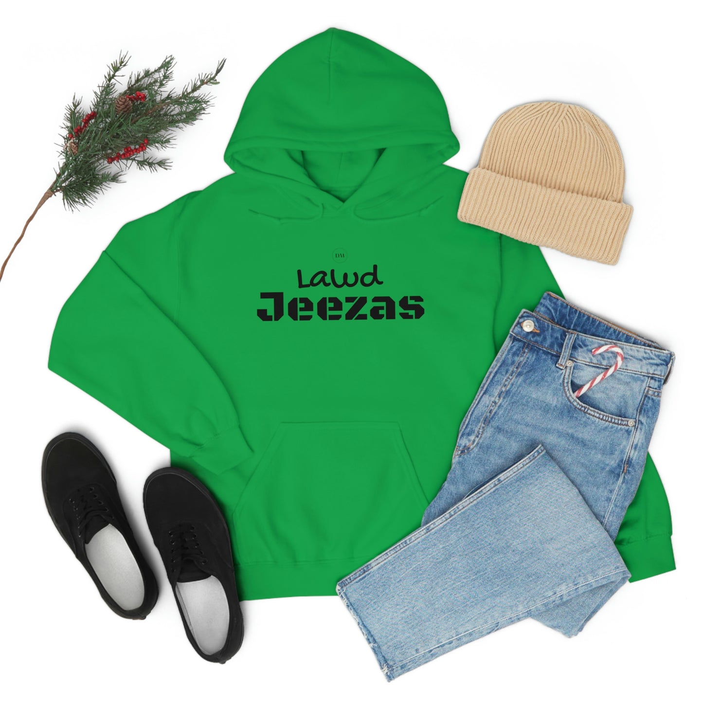 Carib DM Unisex Lawd Jeezas Hooded Sweatshirt
