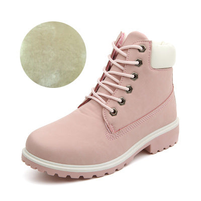 PU flat bottom size Martin boots