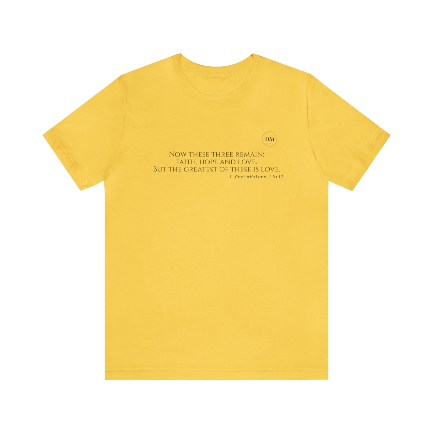 DM Unisex Jersey Short Sleeve Graphic Tee