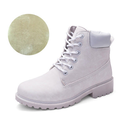 PU flat bottom size Martin boots