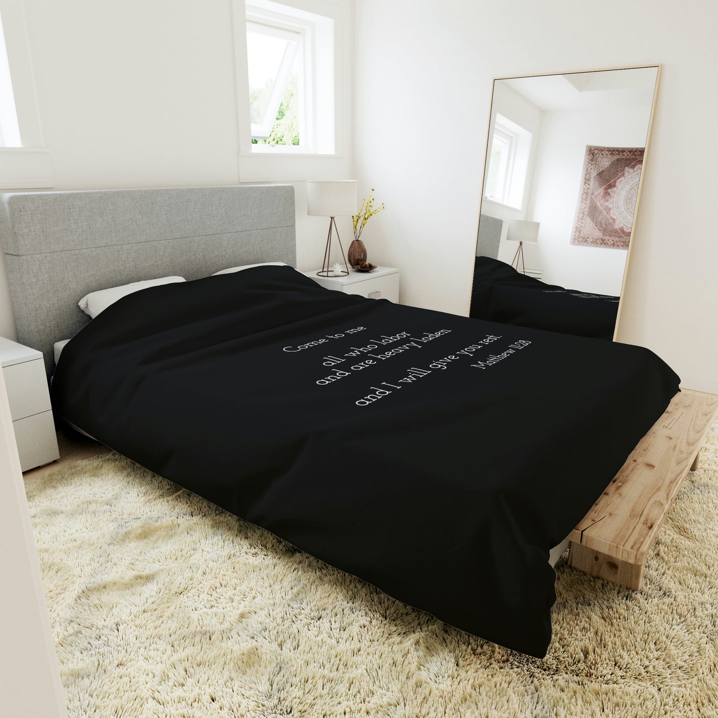 DM Duvet Cover - Black