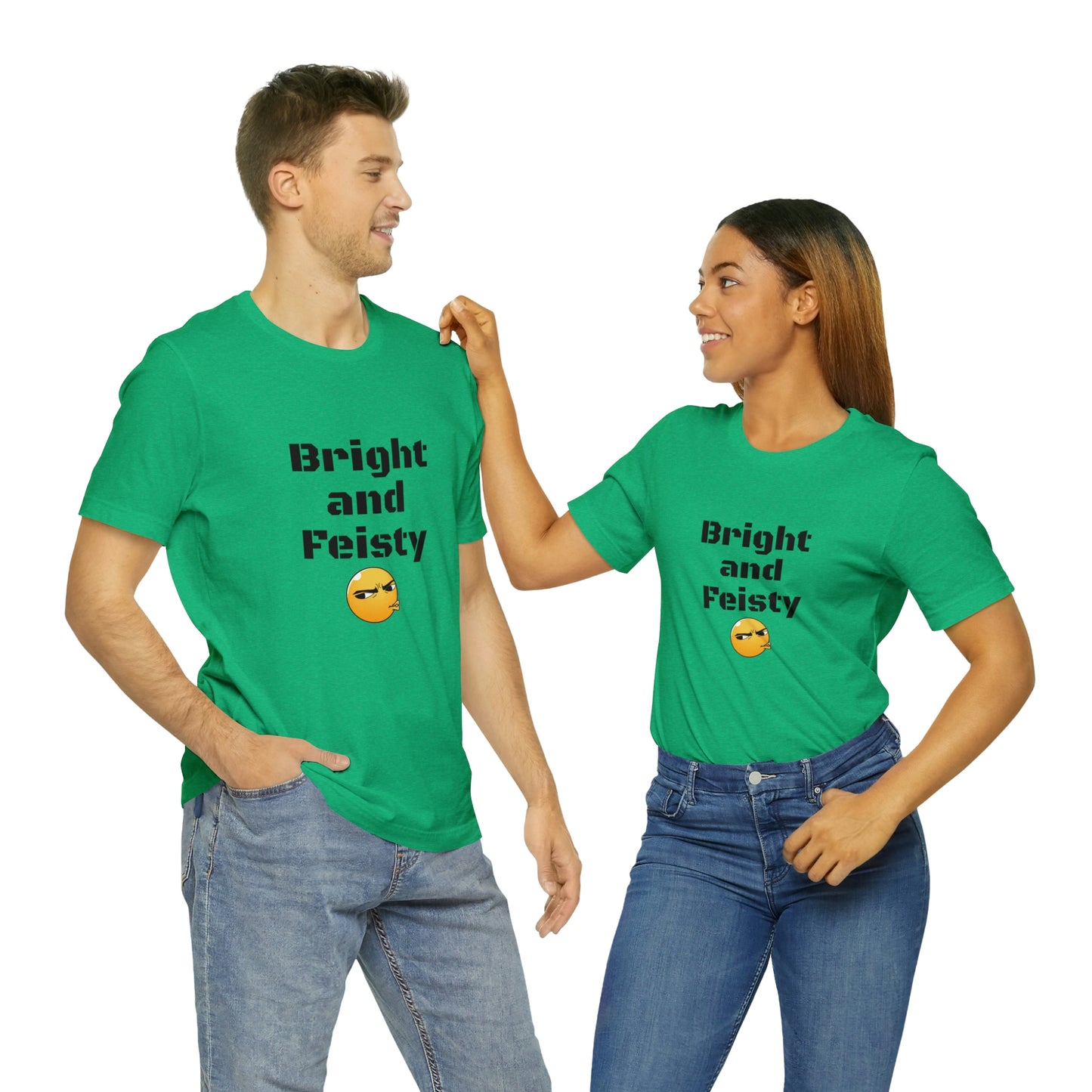 Carib Bright and Feisty Unisex Short Sleeve Tee