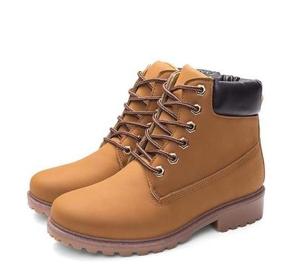 PU flat bottom size Martin boots