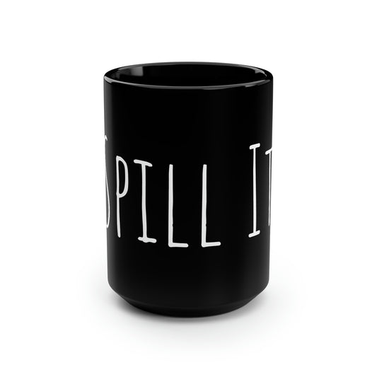 Black Mug, 15oz