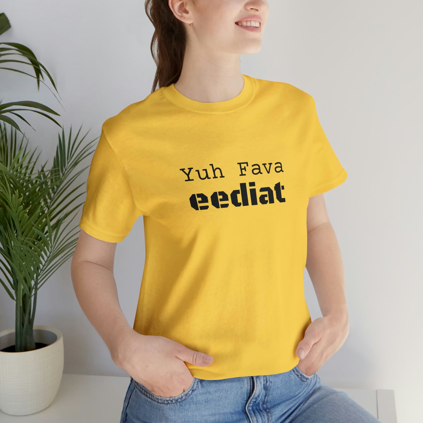 Carib "Yuh Fava Eediat" Short Sleeve Tee