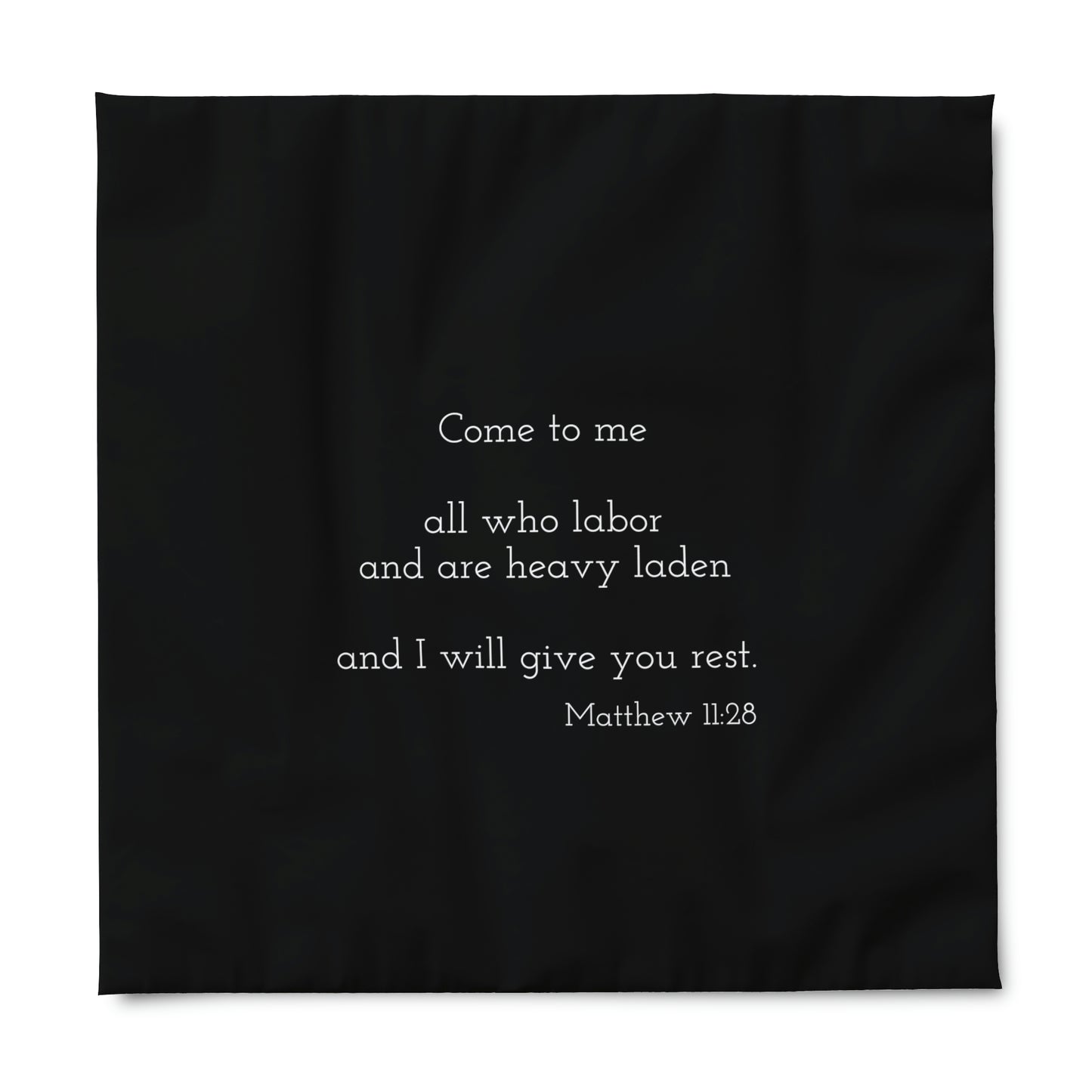 DM Duvet Cover - Black