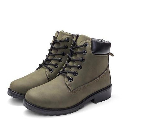PU flat bottom size Martin boots