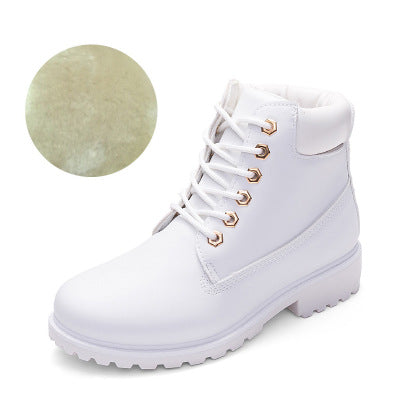 PU flat bottom size Martin boots