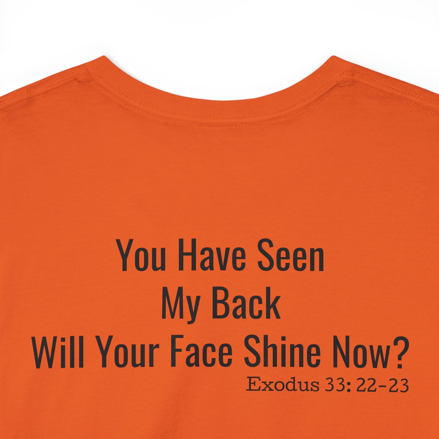 Exodus 33: 22-23 Unisex Heavy Cotton Tee