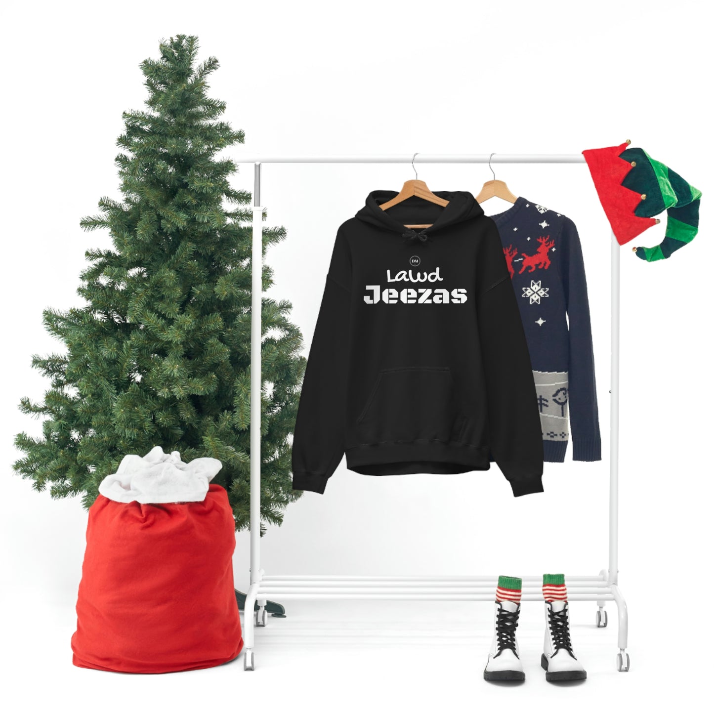 Carib DM Unisex Lawd Jeezas Hooded Sweatshirt