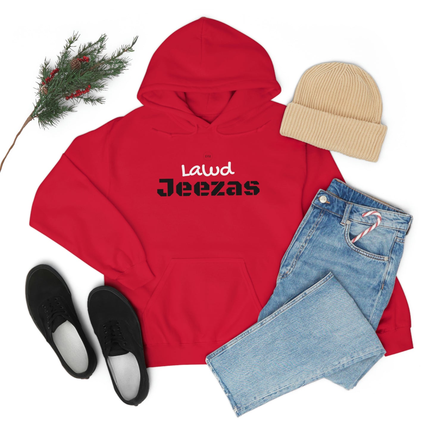 Carib DM Unisex Lawd Jeezas Hooded Sweatshirt