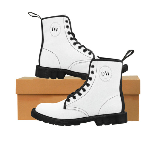 DM Women's Canvas Boots - White