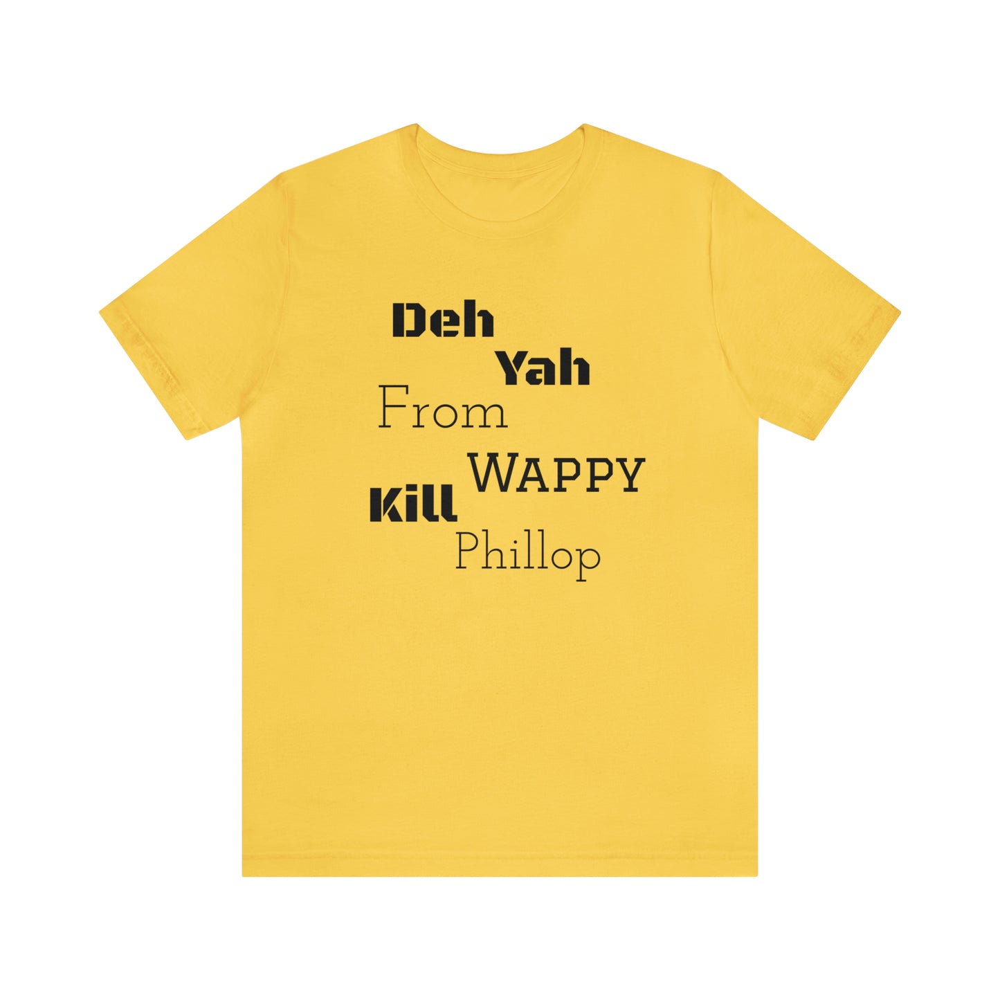 Carib "Wappy Kill Phillop" Unisex Short Sleeve Tee