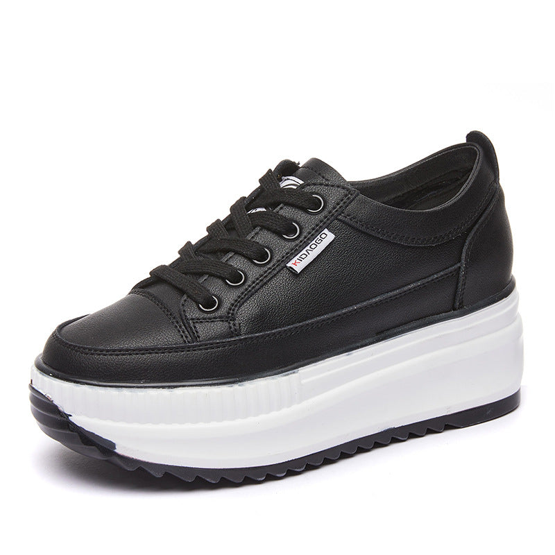 Rice Mesh Surface Breathable Platform Shoes Fashion