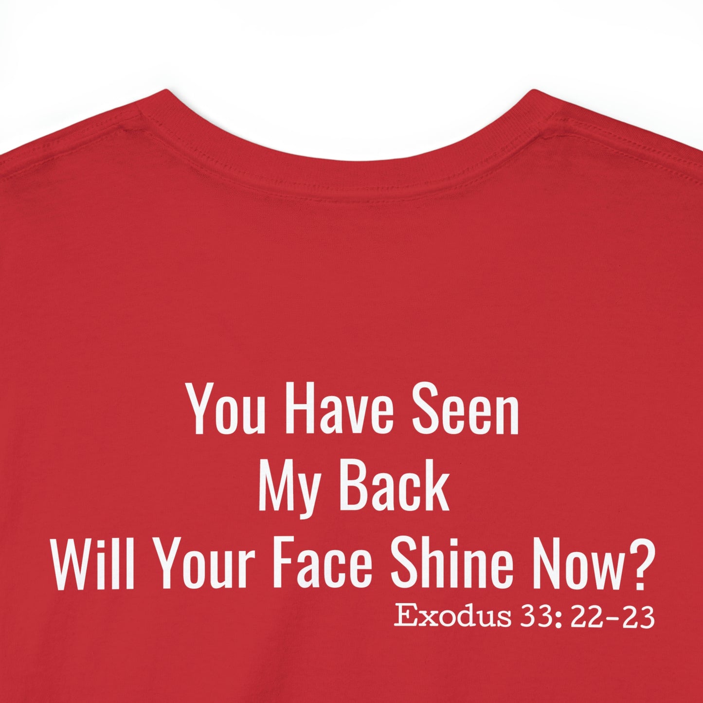 Exodus 33: 22-23 Unisex Heavy Cotton Tee