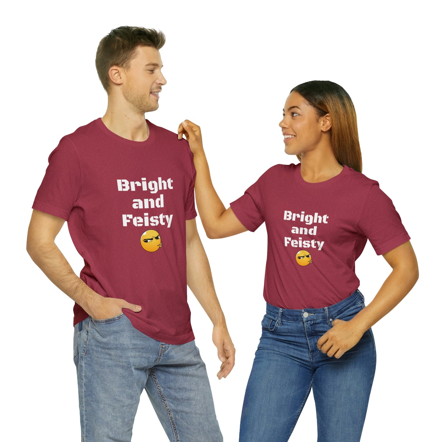 Carib Bright and Feisty Unisex Short Sleeve Tee