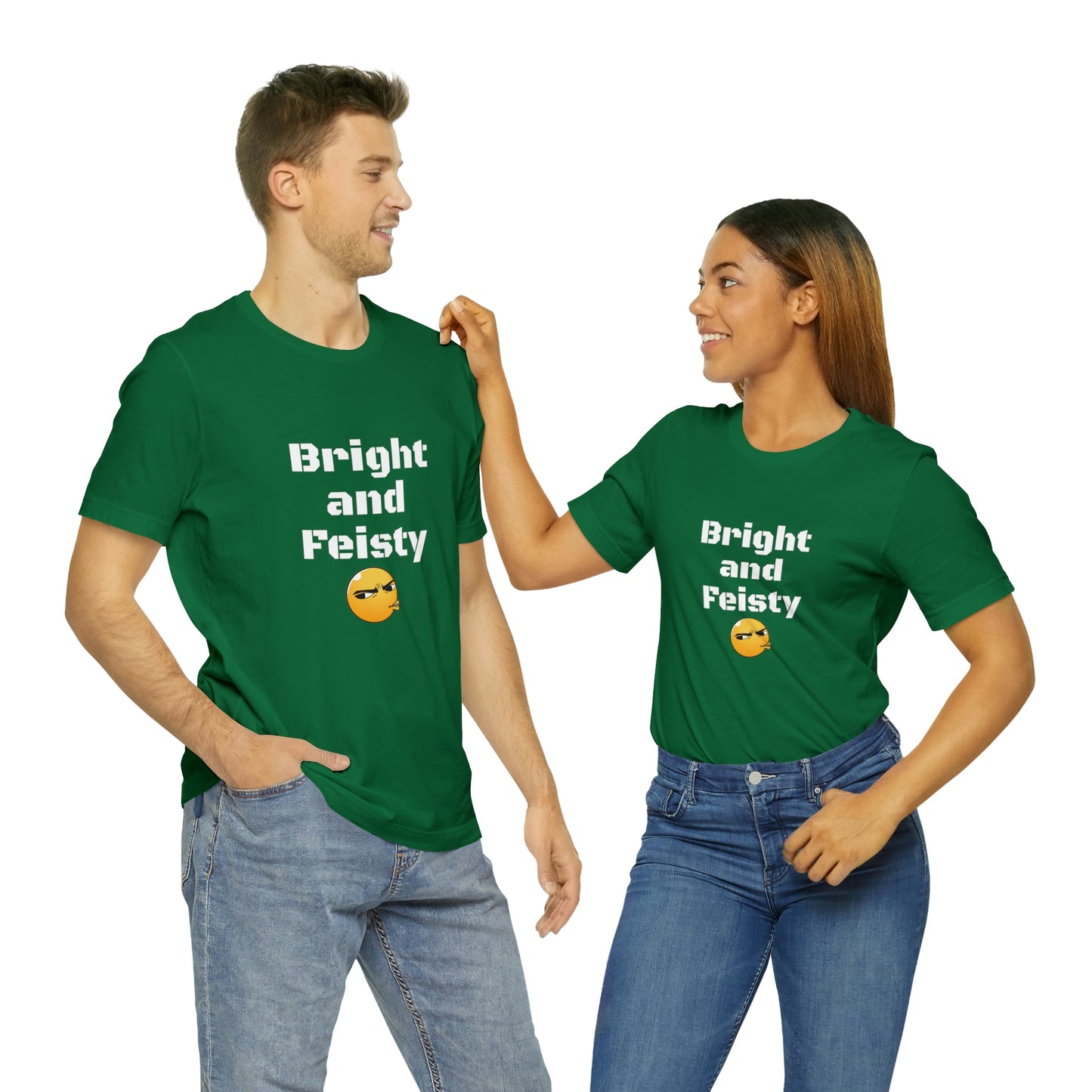 Carib Bright and Feisty Unisex Short Sleeve Tee