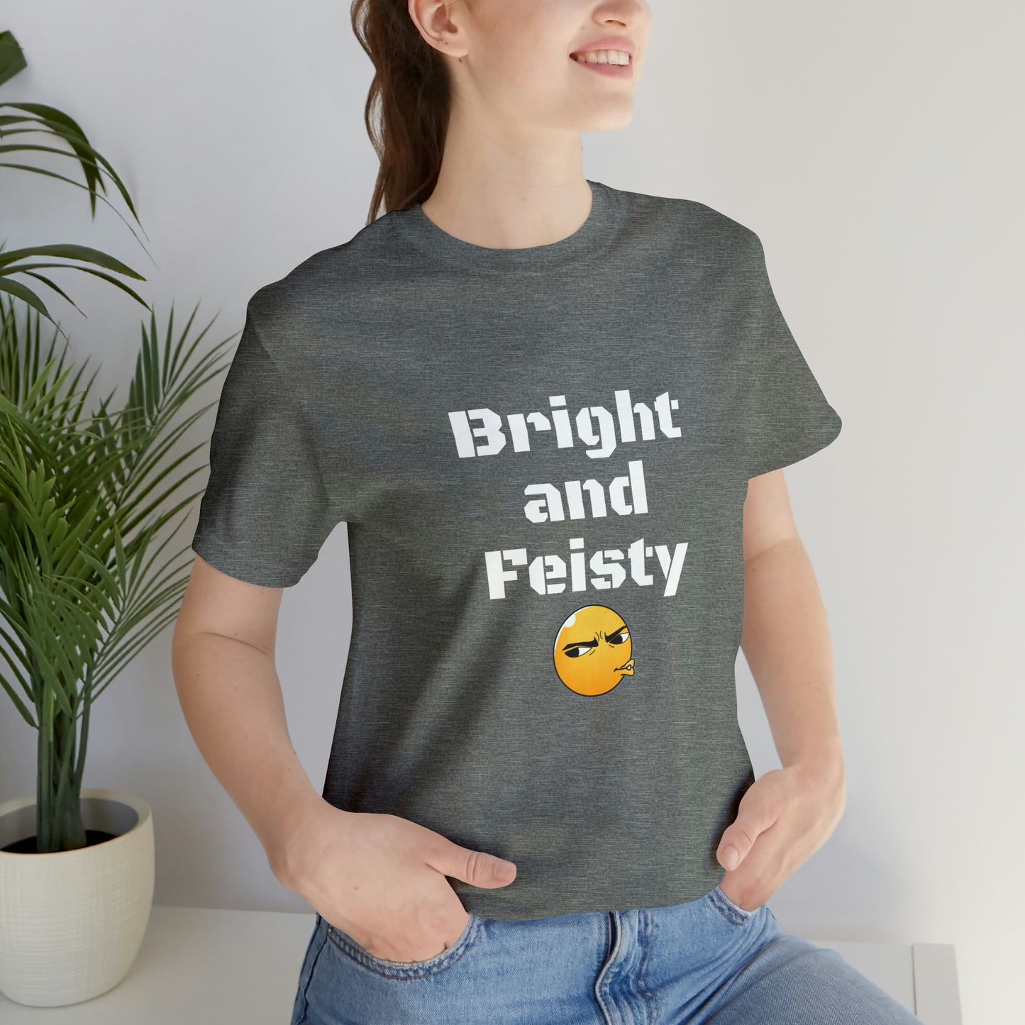 Carib Bright and Feisty Unisex Short Sleeve Tee