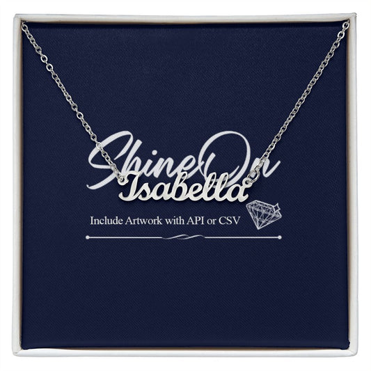 DM Custom Name Necklace