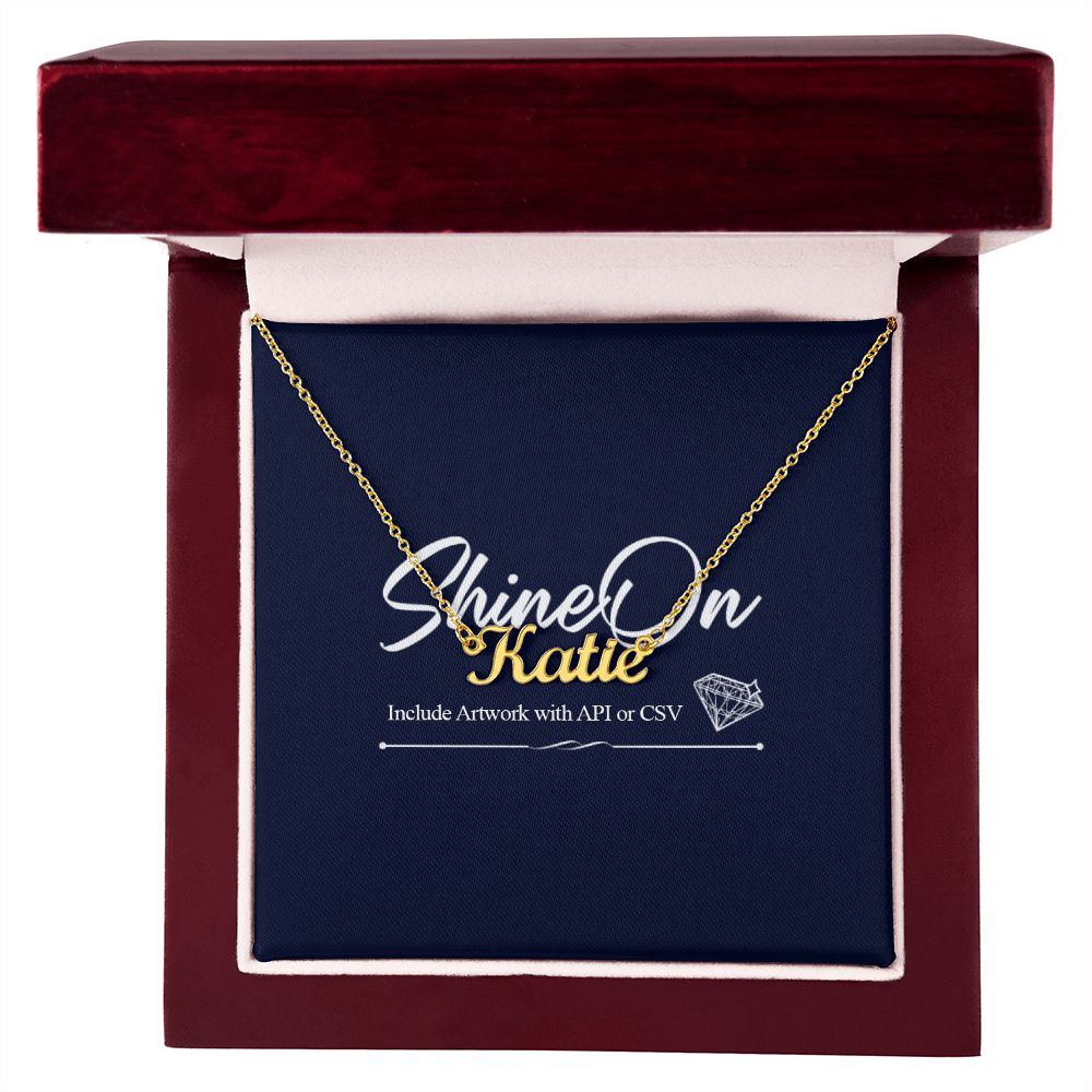 DM Custom Name Necklace