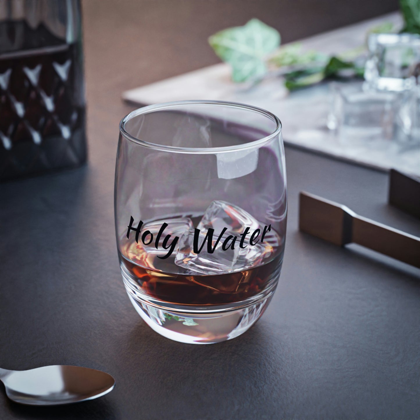 Holy Water Whiskey Glass