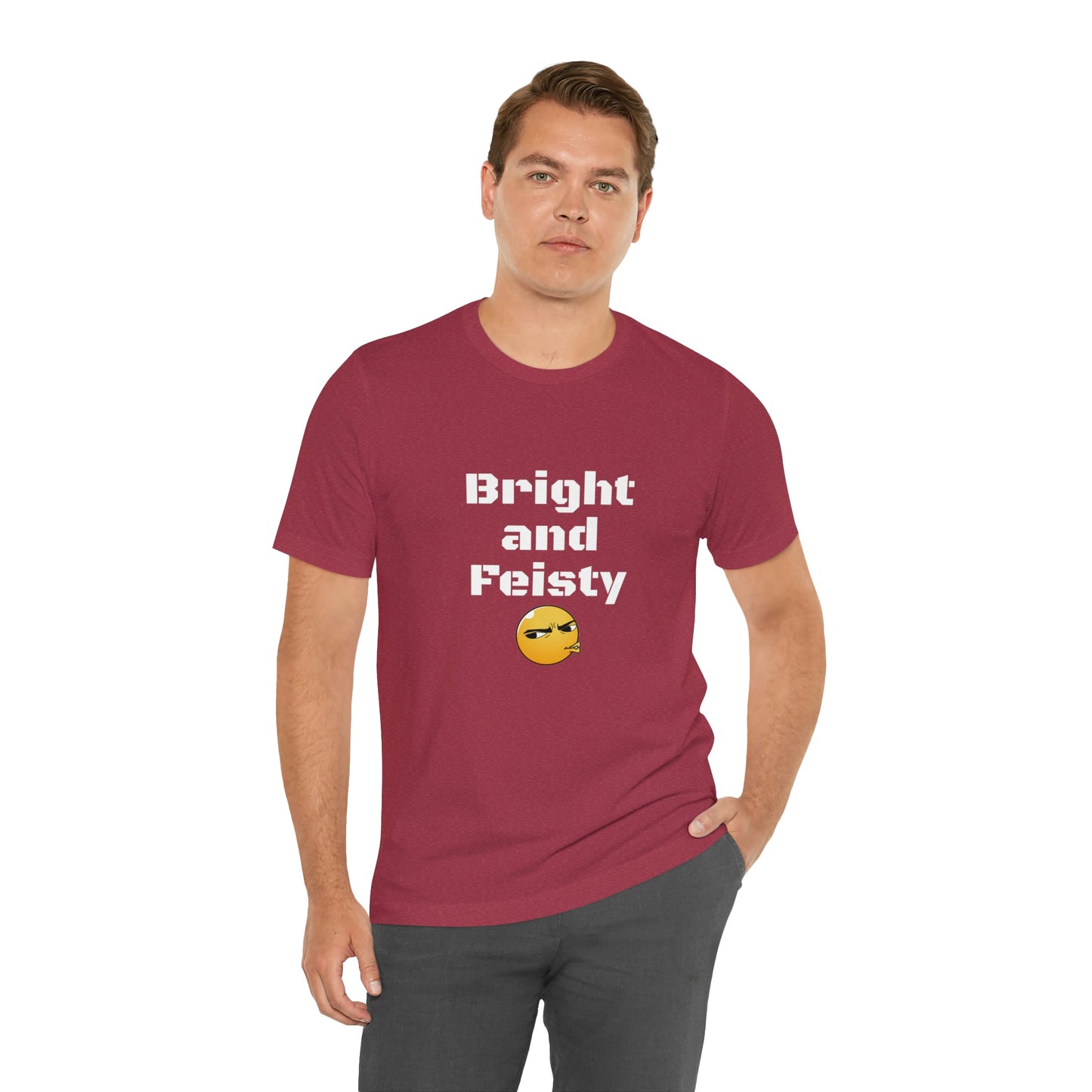 Carib Bright and Feisty Unisex Short Sleeve Tee