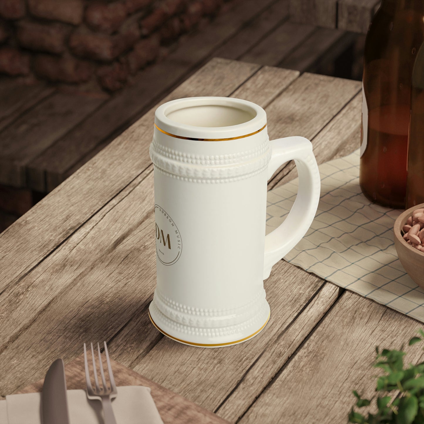 DM Beer Stein Mug