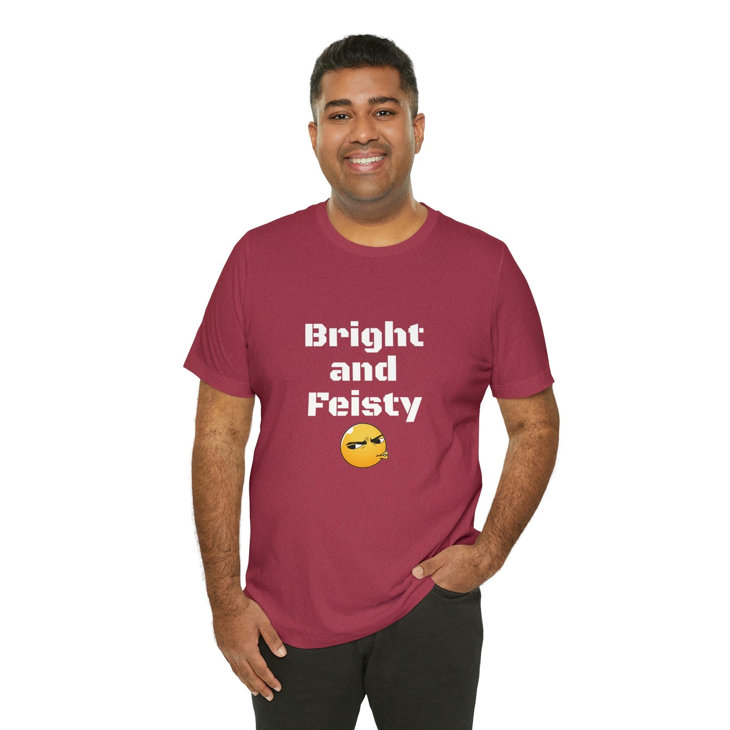 Carib Bright and Feisty Unisex Short Sleeve Tee