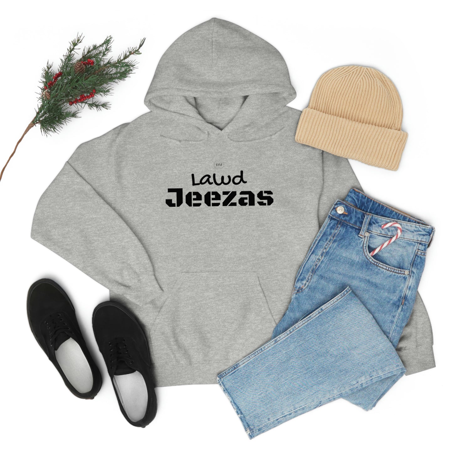 Carib DM Unisex Lawd Jeezas Hooded Sweatshirt